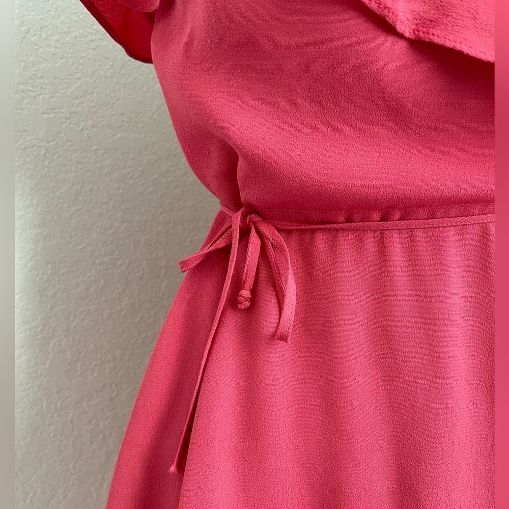 Willow & Clay Cold-Shoulder Wrap Dress - Picture 9 of 14